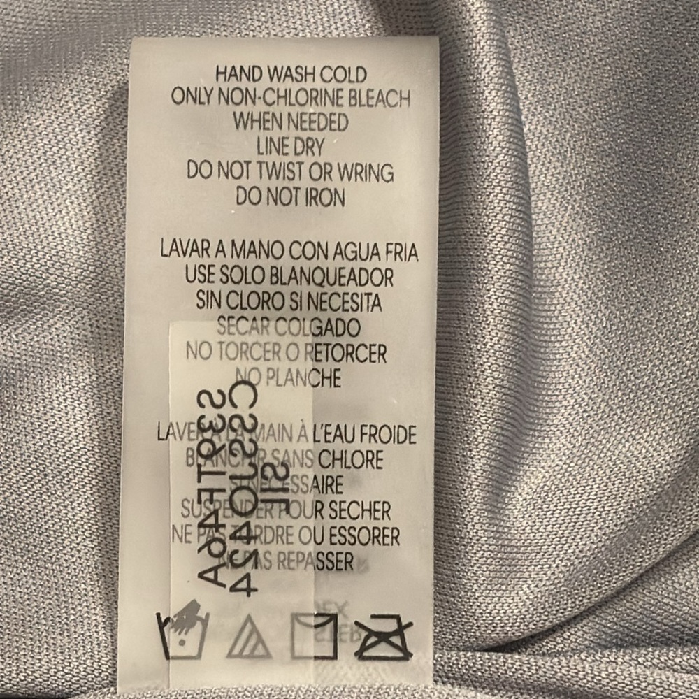 NWT Calvin Klein Silver Sequined Tank Top - Picture 8 of 8